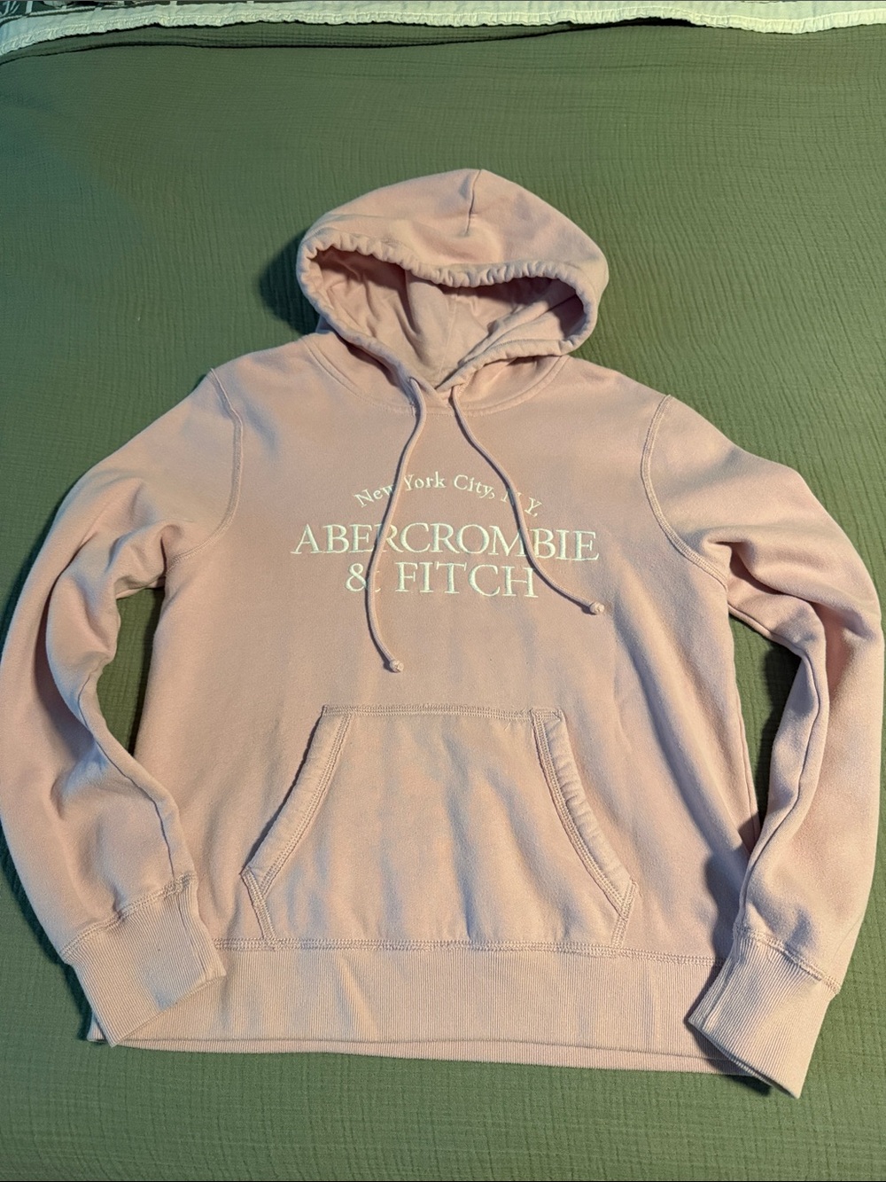 Abercrombie & Fitch Light Pink Logo Hoodie